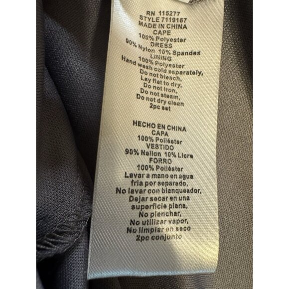 Ignite Long Evening Formal Dress 18 Silver Pewter Sequin Gown Wedding Party NEW - Picture 8 of 12